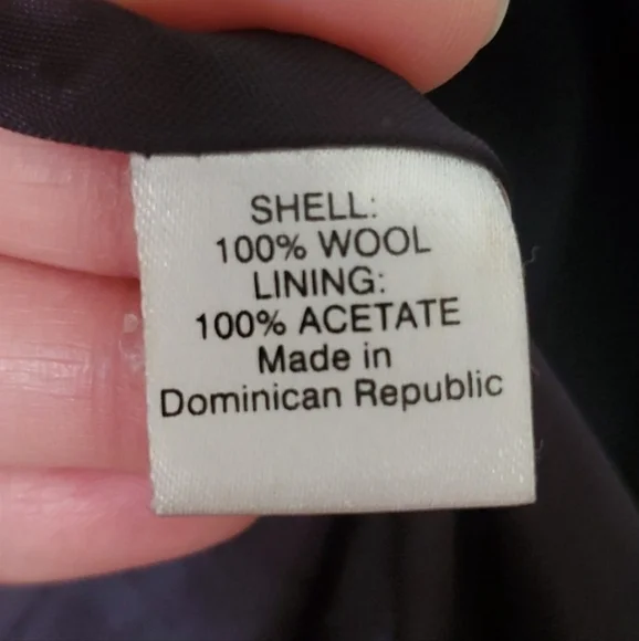 Saks Fifth Avenue Double Breasted Wool Pea Coat - Picture 10 of 11